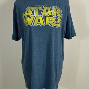 Star Wars Blue and Yellow Short Sleeve Tee
